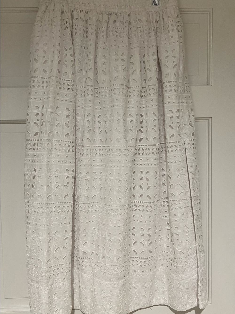 J. Crew White Eyelet Maxi Skirt - Picture 4 of 8